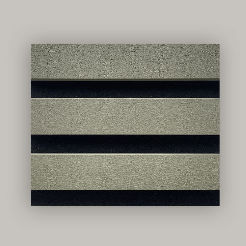 Balla Grille / Painéal Balla Fuaimiúil (Fillte PVC Aontaobhach) - Grán Fabraic / Grán Leathar 2400/2700mm × 600mm