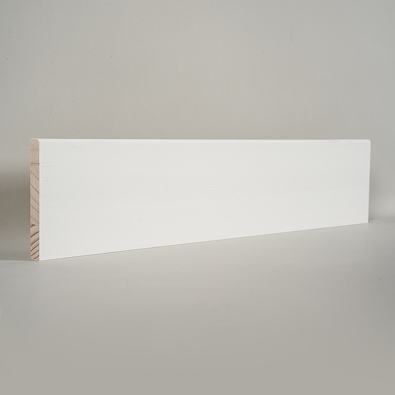 Bord Sciorta Péine (Filler-Primed & Pearl White) 1/2' x 3 1/2'
